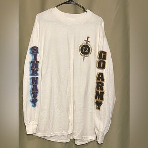 Vintage 1997 Army vs Navy Knight Falls on Meadowlands Go Army T-Shirt XL (46-48)